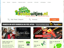 Tablet Screenshot of leukeuitjes.nl